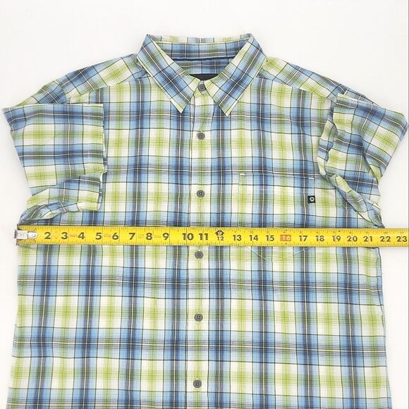 Marmot Camp Shirt Mens Size Medium Plaid Button Up Gorpcore Outdoors Hiking - Picture 7 of 9